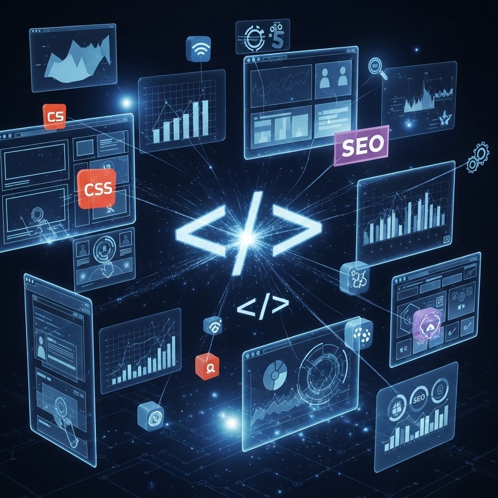 Équipe de développeurs web en collaboration